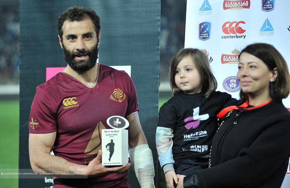 A big game of tough gentlemen: Georgian rugby team beats Russia geotv.ge